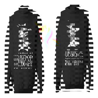 Unicorns Are Born In August Sweatshirt | Seseable UK