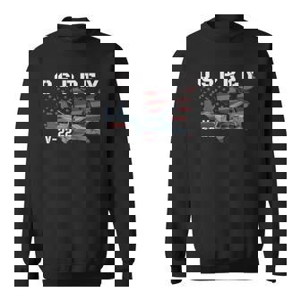 V-22 Osprey Tiltrotor Military Aircraft Helicopter Mv-22 Gift Sweatshirt | Mazezy