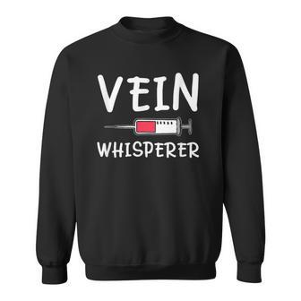 Vein Whisperer Phlebotomist Phlebotomy Kit Funny Nursery Sweatshirt | Mazezy