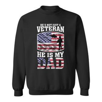 Veteran Dad 4Th Of July Or Labor Day Sweatshirt - Seseable