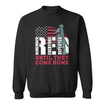Veteran Red Friday Military Until They Come Home Army Soldier 324 Navy Soldier Army Military Sweatshirt - Monsterry
