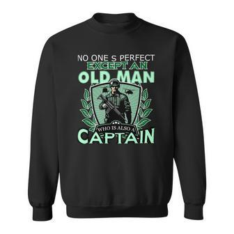 Veteran Veteran Tan Old Man Who Is Also A Captain T 112 Navy Soldier Army Military Sweatshirt - Monsterry