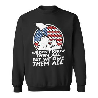 Veteran Veterans Day Us Veterans We Owe Them All 521 Navy Soldier Army Military Sweatshirt - Monsterry DE