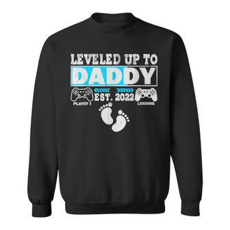 Video Game Level Up To Daddy Est 2022 New Dad Fathers Day Sweatshirt - Thegiftio UK