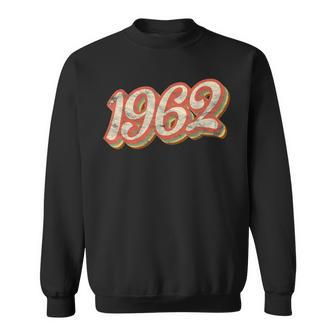 Vintage 1962 Text 59Th Birthday Retro 59 Year Old Sweatshirt - Seseable