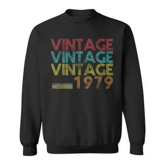 Vintage 1979- 40 Years Old 40Th Birthday 70S Gift Sweatshirt - Seseable