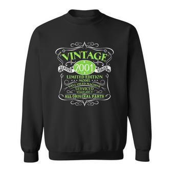 Vintage 2001 21St Birthday Gift Men Women Original Design Sweatshirt | Mazezy