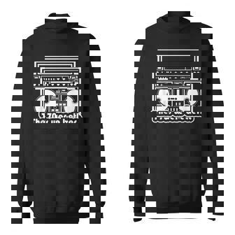 Vintage 70S Music 1970S Gift Seventies Were Better Boombox Sweatshirt - Thegiftio