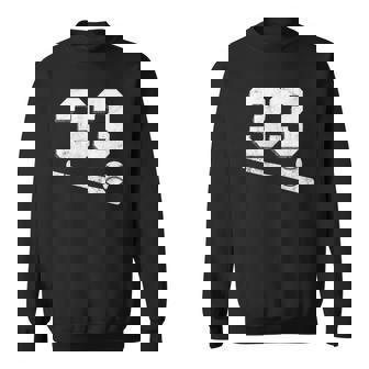 Vintage Baseball Jersey Number 33 Player Number Sweatshirt - Thegiftio UK