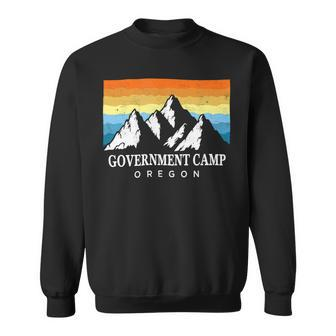 Vintage Government Camp Oregon Mountain Hiking Souvenir T Shirt Sweatshirt - Monsterry DE