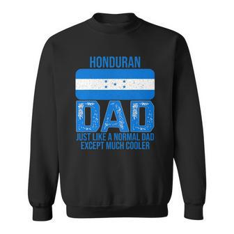Vintage Honduran Dad Honduras Flag Design For Fathers Day Sweatshirt | Mazezy