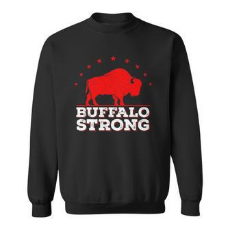 Vintage Pray For Buffalo - Buffalo Strong Sweatshirt | Mazezy