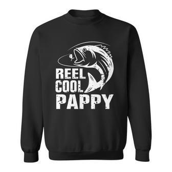 Vintage Reel Cool Pappy Fishing Fathers Day Gift Sweatshirt | Mazezy