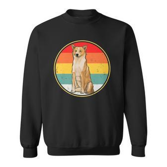 Vintage Retro Sunset Canaan Dog Dog Sweatshirt | Mazezy