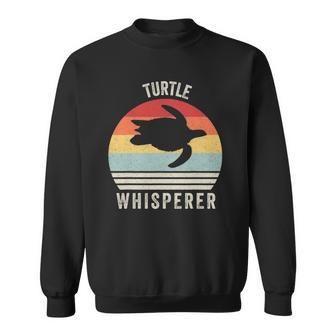 Vintage Retro Turtle Whisperer Ocean Animal Sweatshirt | Mazezy