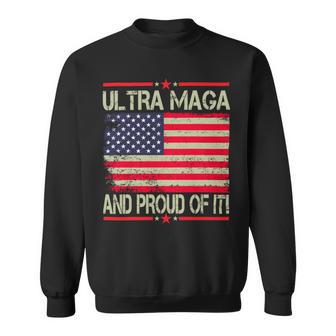 Vintage Ultra Maga And Proud Of It V2 Sweatshirt | Favorety CA