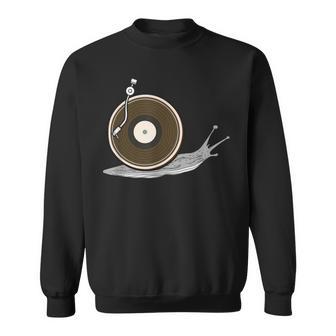 Vinyl Snail Vinyl Records Dj Vinyl Slug Lp Collector 155 Trending Shirt Sweatshirt | Favorety DE