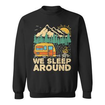 We Sleep Funny Camping Sweatshirt | Favorety AU