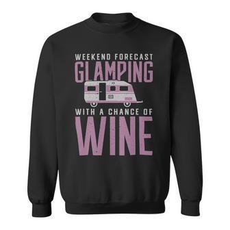 Weekend Forecast Camping With A Chance 18 Shirt Sweatshirt | Favorety AU