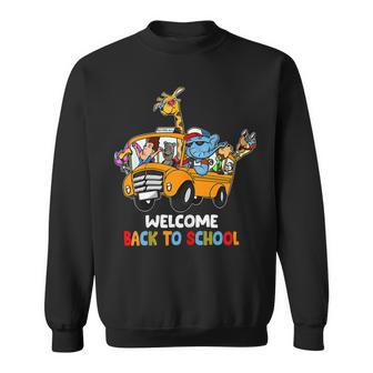 Welcome Back To School Zoo Animal Bus 477 Shirt Sweatshirt | Favorety