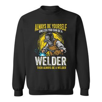 Welder Clothes For Men Funny Welding V2 Sweatshirt - Seseable