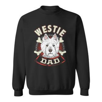 Westie Dad Fathers Day Gift Sweatshirt | Mazezy