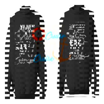 What Happens On The Cruise Stays On The Cruise Anchor Sweatshirt - Thegiftio