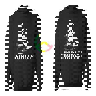 Wheelchair Funny High Roller Humor Disability Handicap Sweatshirt - Thegiftio