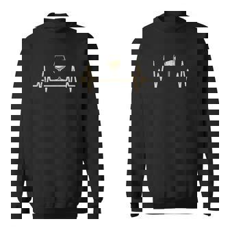 Wine Heartbeat Wine Lover Sweatshirt - Thegiftio UK