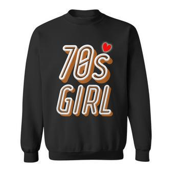 Womens 70S Outfit 70S Girl Themed Party Sweatshirt - Thegiftio UK