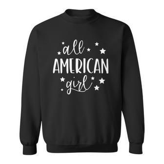 Womens All American Girl - Sweatshirt | Mazezy