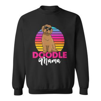 Womens Doodle Mama Labradoodle Goldendoodle Sweatshirt | Mazezy