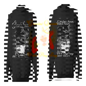 Womens Gemini Queens Are Born In May 21 - June 21 Birthday Sweatshirt | Seseable UK