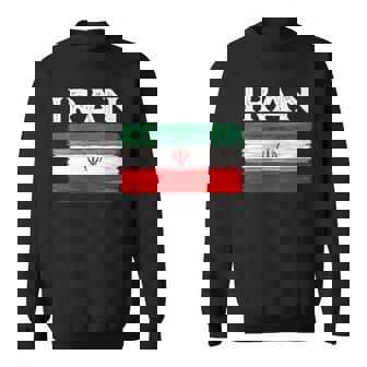 Womens Iran Flag Vintage Iran Flag Sweatshirt | Mazezy
