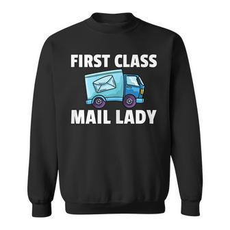 Womens Mail Lady For Postal Lady Us Postwomen Worker Sweatshirt - Thegiftio UK