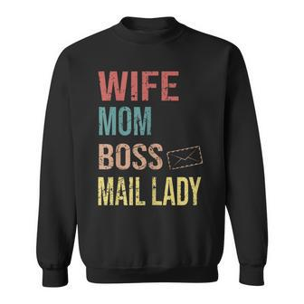 Womens Mail Lady Mom Postal Worker Post Office Postwoman Postwomen Sweatshirt - Thegiftio UK
