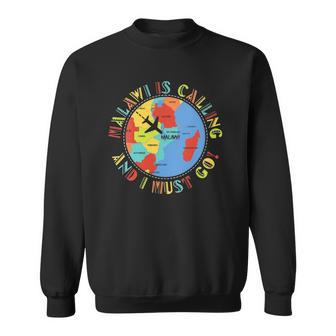 Womens Malawi Is Calling And I Must Go Sweatshirt | Mazezy