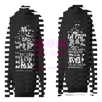 Womens Proud Mom Of Bengal Cat Bought Me This Sweatshirt - Thegiftio