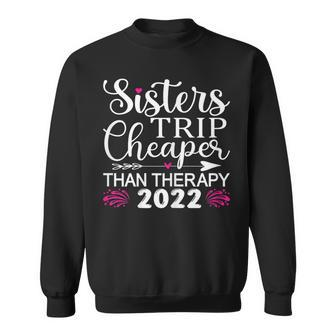 Womens Sisters Trip 2022 Weekend Vacation Lover Girls Road Trip Sweatshirt - Thegiftio UK