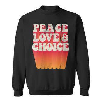 Womens Womens Rights Pro Choice Feminist Fashion Sweatshirt - Seseable