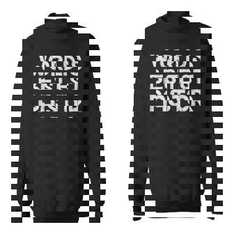 Worlds Best Pastor Sweatshirt - Thegiftio UK