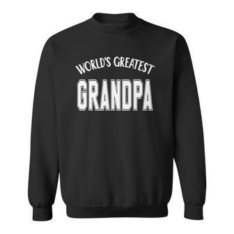 Worlds Greatest Grandpa Family Gift Sweatshirt | Mazezy UK