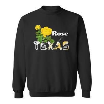 Yellow Rose Of Texas Classic Watercolor Sweatshirt | Mazezy