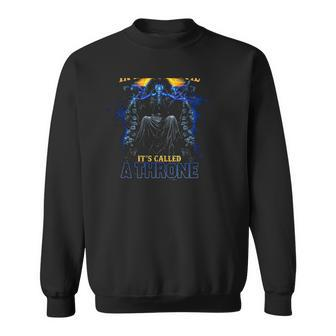 Yes I Know Theres A Special Place In Hell For Me Its Called A Throne Funny Skeleton Sweatshirt | Mazezy