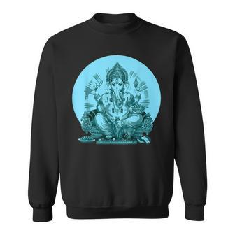 Yoga Spiritual Hindu God Ganesha Meditation V2 Sweatshirt - Seseable