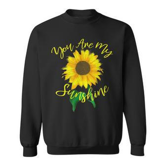 You Are My Sunshine Women Hippie Sunflower Gifts Sweatshirt - Thegiftio UK