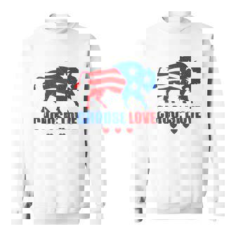 2022 Choose Love Buffalo Give Hope And Share Grief Heart Sweatshirt | Mazezy