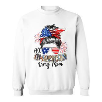 All American Army Mom 4Th Of July V2 Sweatshirt - Seseable