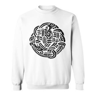 Ancient Viking Serpent Amulet For Nordic Lore Lovers Sweatshirt | Seseable CA