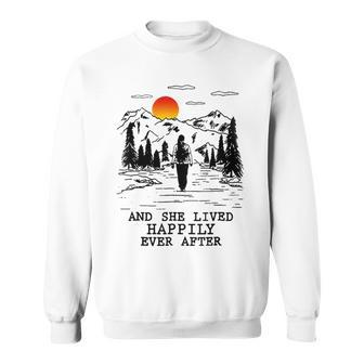 And She Lived Happily Ever After Sweatshirt - Monsterry UK